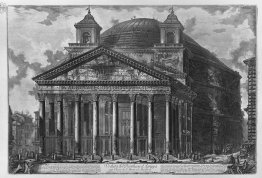 Veduta del Pantheon di Agrippa