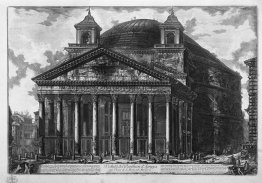Veduta del Pantheon di Agrippa