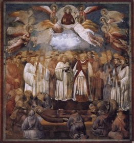 La morte e ascensione di San Francesco