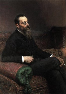 Ritratto del compositore Nikolay Rymsky-Korsakov