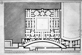 Le antichità romane, t. 1, Piatto XLV. Piano di piano superiore