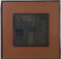 Untitled (nero su arancione)