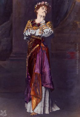 Dame Ellen Terry come Imogen Shakespeare eroina in Cymbeline