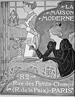 Poster per La Maison Moderne, Parigi