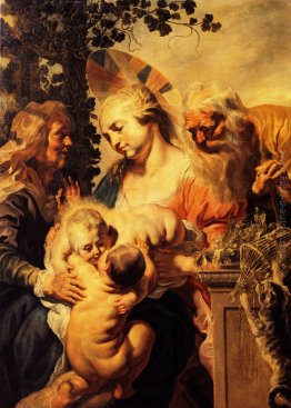 Sacra Famiglia con Elisabetta e il Bambino Giovanni Battista