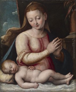 Madonna in adorazione del Bambino