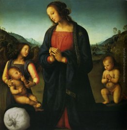 Madonna con Bambino, San Giovanni e un angelo (Madonna del Sacco