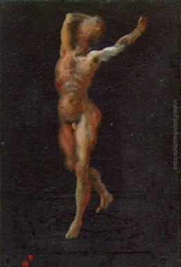 Untitled (Uomo nudo in un paesaggio)