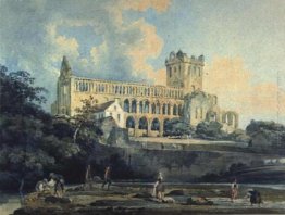 Jedburgh Abbey dal fiume