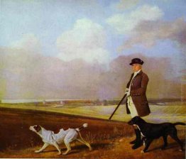 Sir John Nelthorpe, 6 ° Baronetto a caccia con i suoi cani a Bar