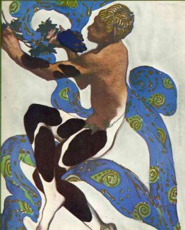 Faun Costume di Nijinsky in 'L'Apres midi d'un Faune' di Claude