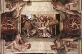 Volta della Cappella Sistina: Sacrificio di Noè