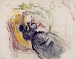 Julie Manet, La lettura in una Chaise Lounge