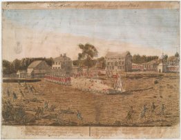 Piatto I. La battaglia di Lexington, 19 aprile 1775