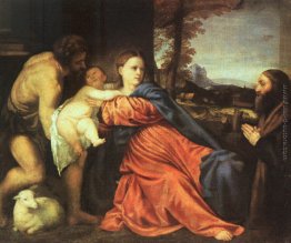 Sacra Famiglia e dei donatori