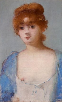 Giovane donna in vestaglia