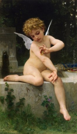 Cupido con farfalla