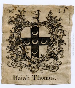 Isaiah Thomas Bookplate