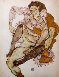 Coppia Seduti (Egon Schiele e Edith)