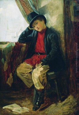 Ritratto di Vladimir Makovsky nell'infanzia