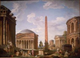 Roman Capriccio: Il Pantheon e gli altri monumenti