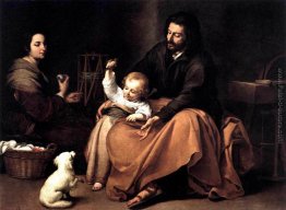 La Sacra Famiglia con l'uccellino