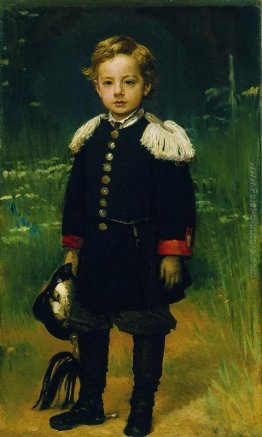 Ritratto di Sergei Kramskoy, figlio dell'artista