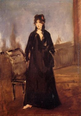 Giovane donna con una scarpa rosa (Ritratto di Berthe Morisot)