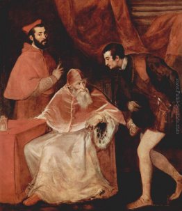 Ritratto di Papa Paolo III, il cardinale Alessandro Farnese e il