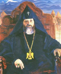 Ritratto di Catholicos di tutti gli Armeni Vazgen I