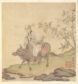 Lao-tzu guida di una Bue