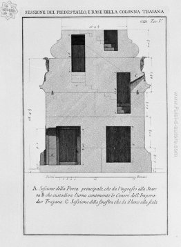 ction del piedistallo della colonna Traiana, il porto principale