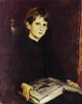 Ritratto di Michael Vasnetsov, il Figlio Artist`s