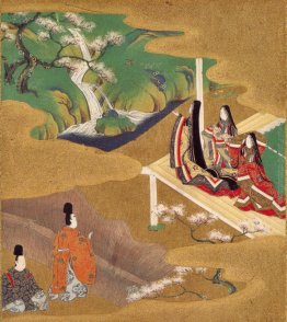 Illustrazione del Genji Monogatari (Wakamurasaki)