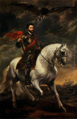 L'imperatore Carlo V a cavallo