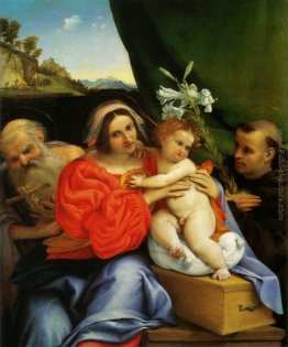 Madonna con San Girolamo e S. Antonio da Padova