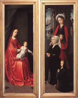 Trittico di Jan des Trompes (posteriore delle ali)