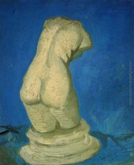 Gesso Statuetta di un busto femminile