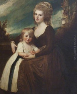 Frances Bankes (1756-1847), Lady Brownlow, con suo Figlio, l'ono