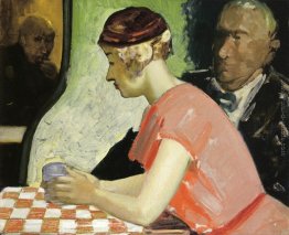 Cafe scena (A Study di una giovane donna)