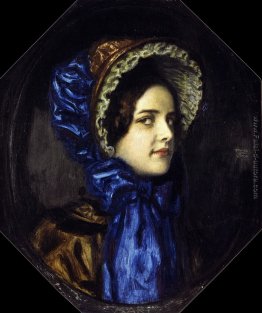 Maria con Biedermeier capanna