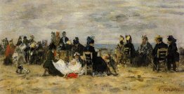 Beach Scene a Trouville