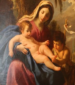 La Vierge et l'Enfant Jésus avec St. Jean