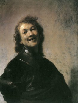 Il giovane Rembrandt come Democrito il Filosofo Ridere