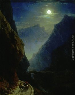 Darial Gorge. Notte di luna