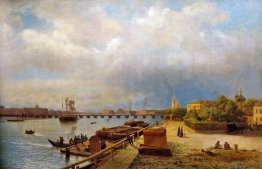 Vista sul Neva e la Fortezza di Pietro e Paolo