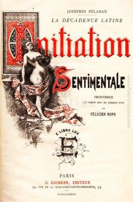 Front Cover di di Joséphin Péladan romanzo 'Iniziazione Sentimen