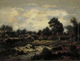 Paesaggio di montagna vicino a Fontainebleau