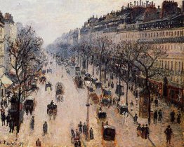 Boulevard Montmartre Winter Morning