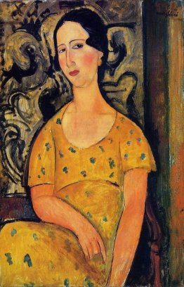 Giovane donna in un vestito giallo (Madame Modot)